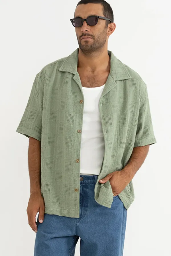 Rhythm Oasis SS Shirt Desert Grass