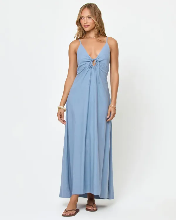 LSpace Mabel Maxi Dress Chambray