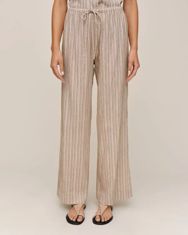 Bella Dahl Side Slit Beach Pant Driftwood