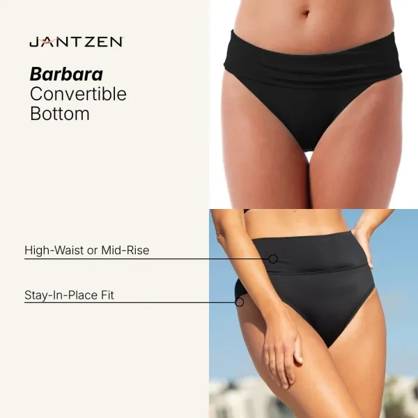 Jantzen Barbara Convertible Bottom Black