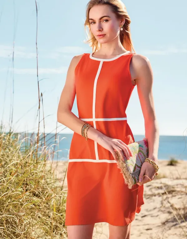 Spartina Maxine Dress Scarlet
