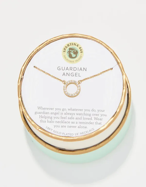 Spartina Guardian Angel/Halo Necklace Gold