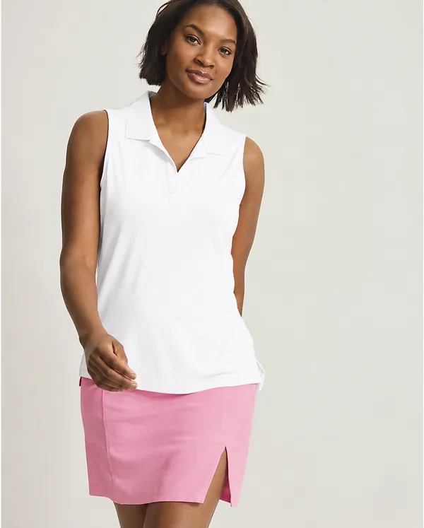 Tommy Bahama Delray Pique S/L White
