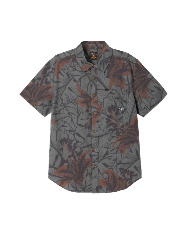 Dark Seas Webster SS UV Shirt Charcoal