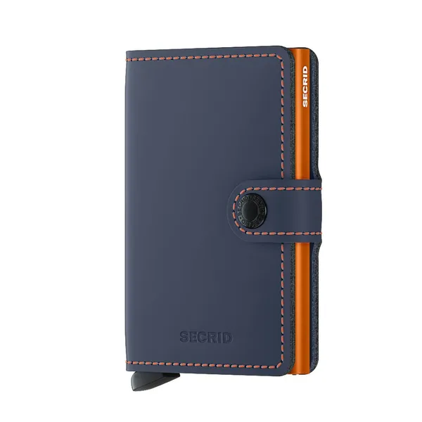 Secrid Miniwallet Matte Nightblue & Orange