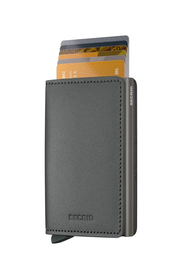Secrid Slimwallet Matte Satin Steel
