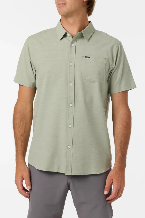 O'Neill Clothing Light Check Standard Fit Shirt Oil Green