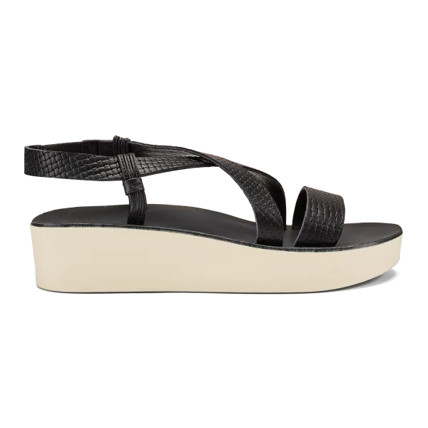 Olukai ONOHI STRAPPY - W Black/White