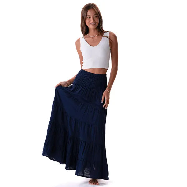 Lotus and Luna Sundrift Cotton Skirt Oxford
