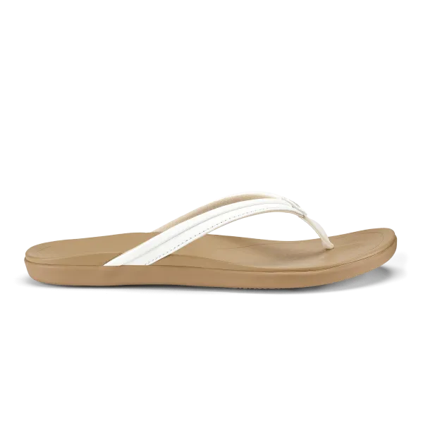 Olukai HO'OPIO MALUA - W Bright White/Warm Sand